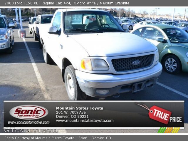 2000 Ford F150 XLT Regular Cab 4x4 in Oxford White