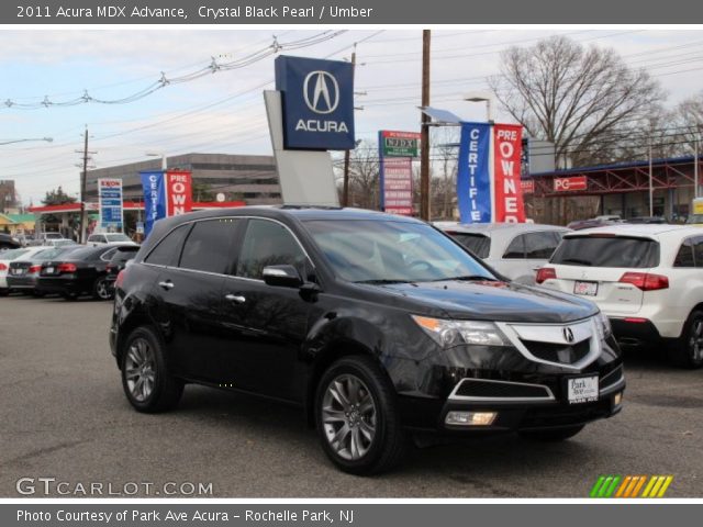 2011 Acura MDX Advance in Crystal Black Pearl