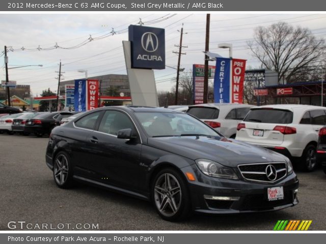 2012 Mercedes-Benz C 63 AMG Coupe in Steel Grey Metallic