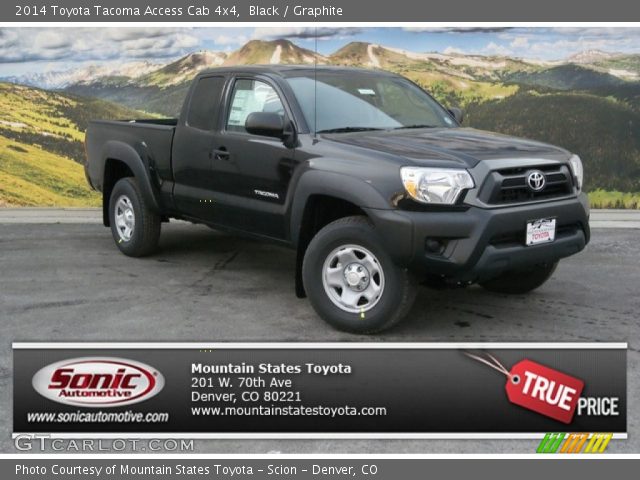 2014 Toyota Tacoma Access Cab 4x4 in Black