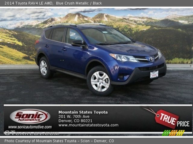 2014 Toyota RAV4 LE AWD in Blue Crush Metallic