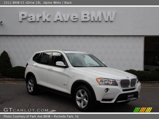 2011 BMW X3 xDrive 28i in Alpine White