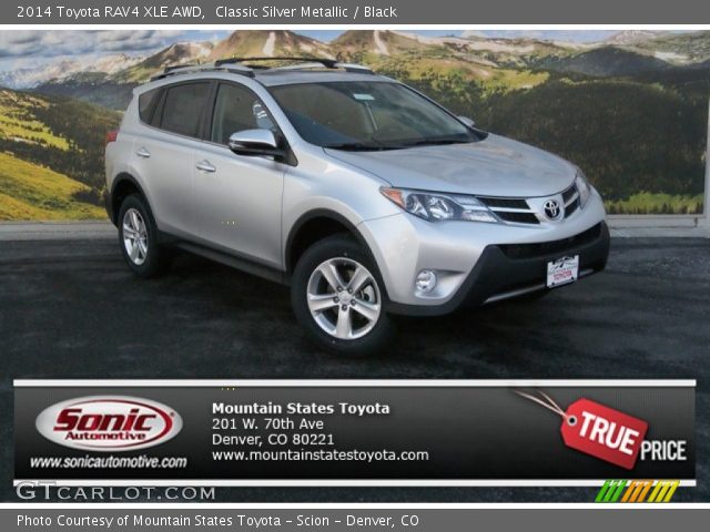 2014 Toyota RAV4 XLE AWD in Classic Silver Metallic
