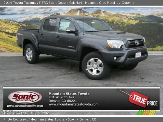 2014 Toyota Tacoma V6 TRD Sport Double Cab 4x4 in Magnetic Gray Metallic