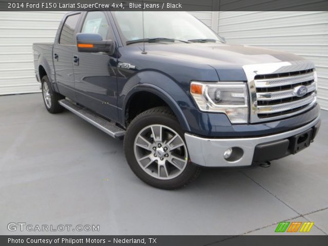 2014 Ford F150 Lariat SuperCrew 4x4 in Blue Jeans