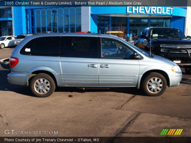 2005 Chrysler Town & Country Limited in Butane Blue Pearl