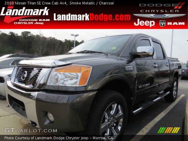 2010 Nissan Titan SE Crew Cab 4x4 in Smoke Metallic
