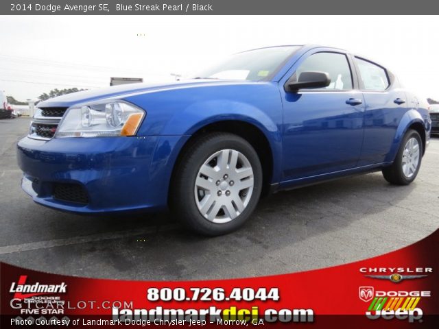 2014 Dodge Avenger SE in Blue Streak Pearl