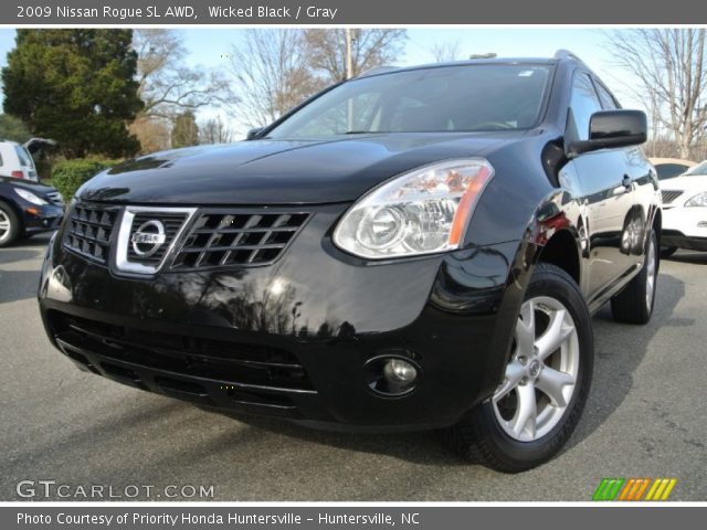 2009 Nissan Rogue SL AWD in Wicked Black
