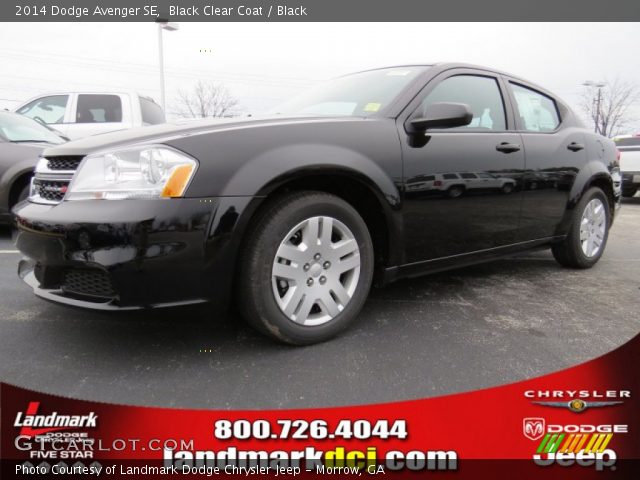 2014 Dodge Avenger SE in Black Clear Coat