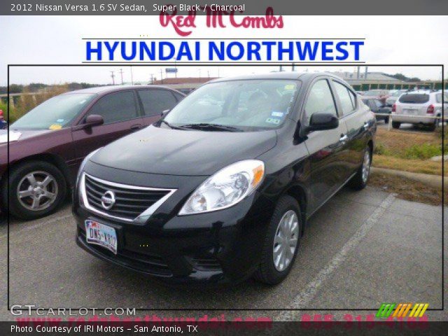 2012 Nissan Versa 1.6 SV Sedan in Super Black