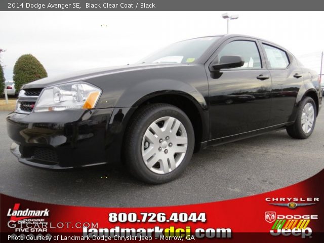 2014 Dodge Avenger SE in Black Clear Coat