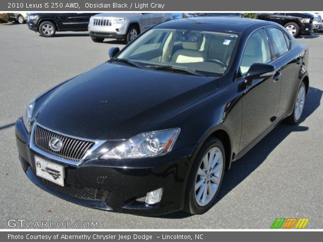 2010 Lexus IS 250 AWD in Obsidian Black