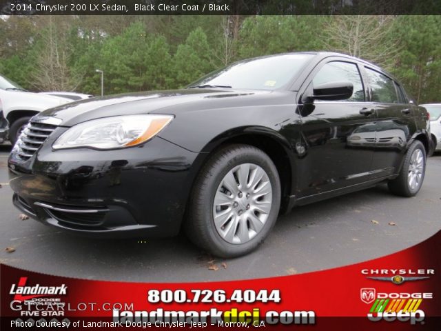 2014 Chrysler 200 LX Sedan in Black Clear Coat