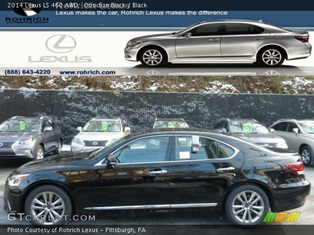 2014 Lexus LS 460 AWD in Obsidian Black