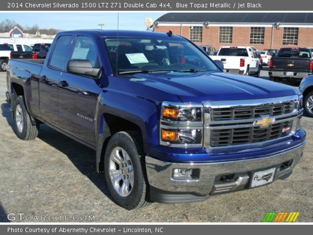 2014 Chevrolet Silverado 1500 LTZ Z71 Double Cab 4x4 in Blue Topaz Metallic