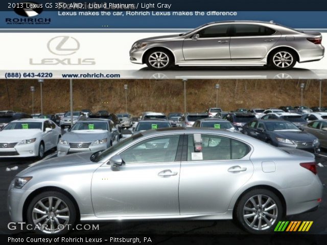 2013 Lexus GS 350 AWD in Liquid Platinum