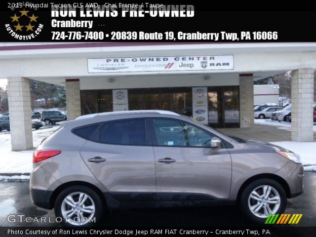 2013 Hyundai Tucson GLS AWD in Chai Bronze