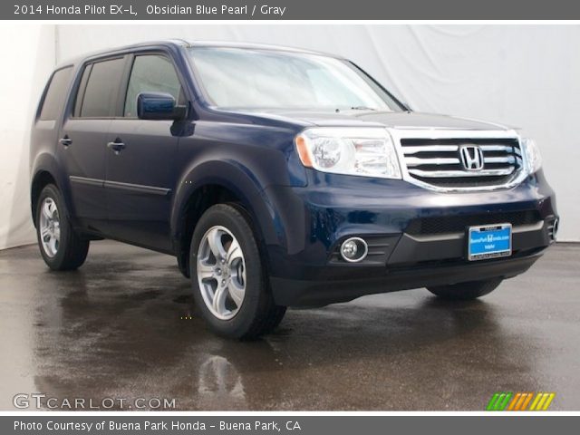 2014 Honda Pilot EX-L in Obsidian Blue Pearl