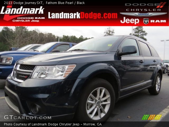 2013 Dodge Journey SXT in Fathom Blue Pearl