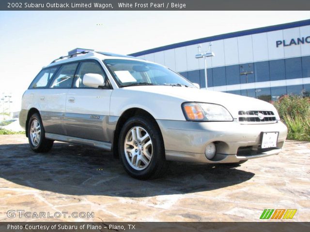 2002 Subaru Outback Limited Wagon in White Frost Pearl