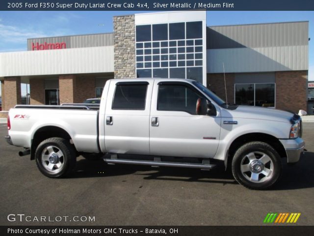 2005 Ford F350 Super Duty Lariat Crew Cab 4x4 in Silver Metallic
