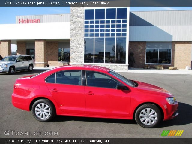 2011 Volkswagen Jetta S Sedan in Tornado Red