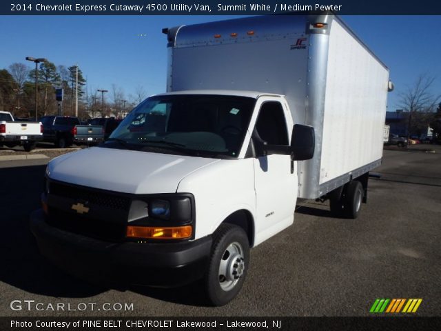 2014 Chevrolet Express Cutaway 4500 Utility Van in Summit White