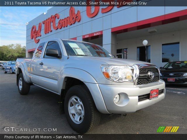 2011 Toyota Tacoma V6 PreRunner Access Cab in Silver Streak Mica