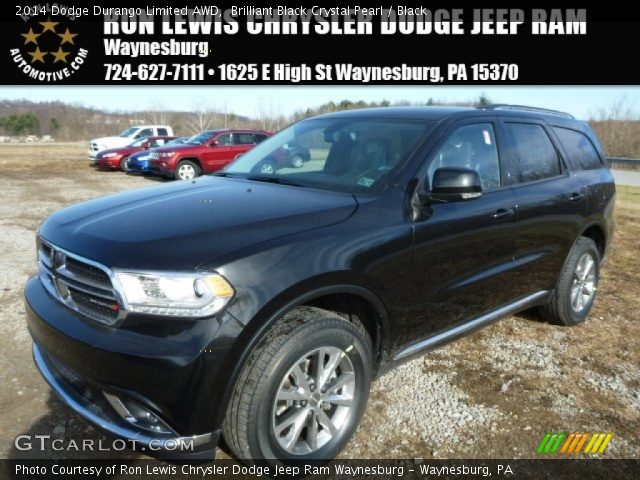 2014 Dodge Durango Limited AWD in Brilliant Black Crystal Pearl