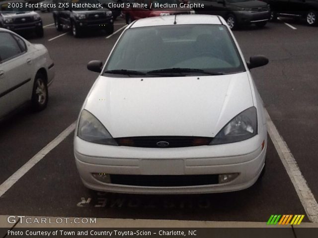 2003 Ford Focus ZX5 Hatchback in Cloud 9 White
