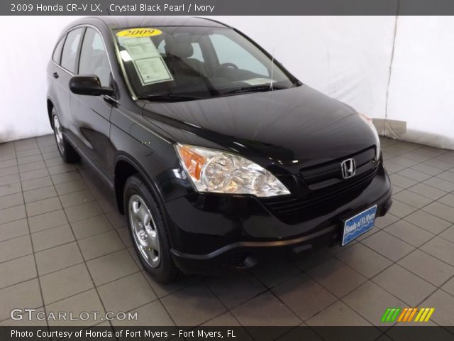 2009 Honda CR-V LX in Crystal Black Pearl