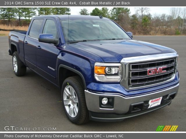 2014 GMC Sierra 1500 SLE Crew Cab 4x4 in Cobalt Blue Metallic