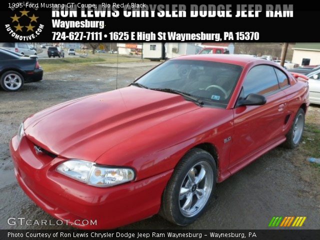 1995 Ford Mustang GT Coupe in Rio Red