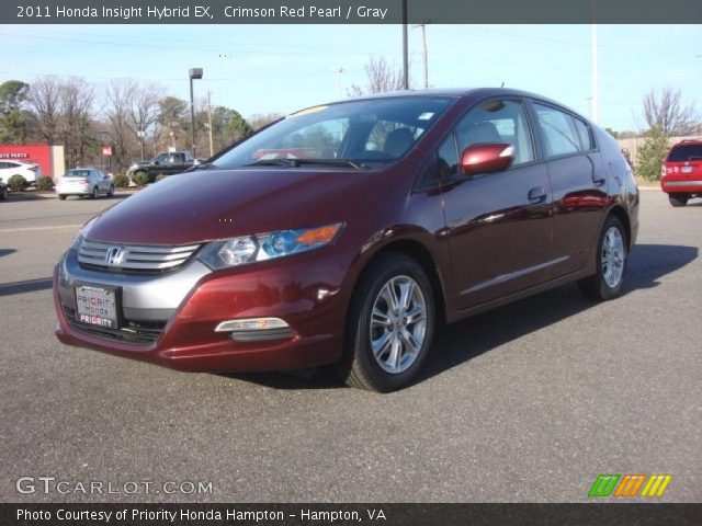 2011 Honda Insight Hybrid EX in Crimson Red Pearl