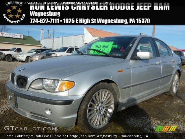 2003 BMW 3 Series 330i Sedan in Titanium Silver Metallic
