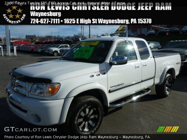 2006 Toyota Tundra SR5 TRD Access Cab 4x4 in Natural White