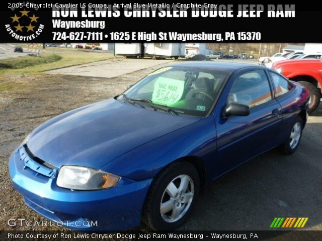 2005 Chevrolet Cavalier LS Coupe in Arrival Blue Metallic