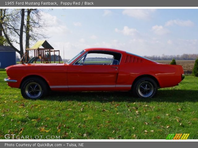 1965 Ford Mustang Fastback in Poppy Red