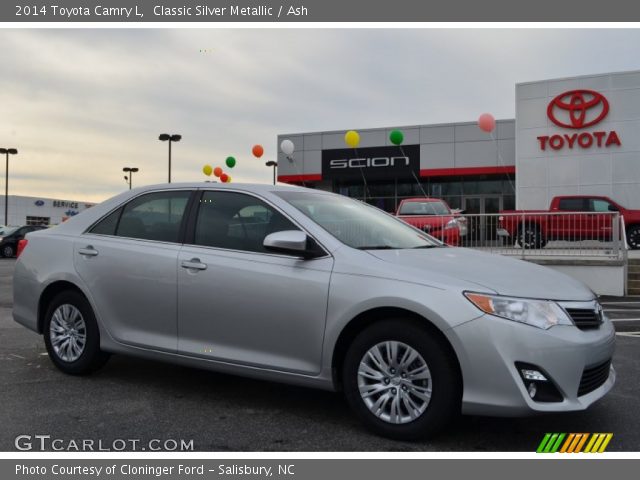 2014 Toyota Camry L in Classic Silver Metallic