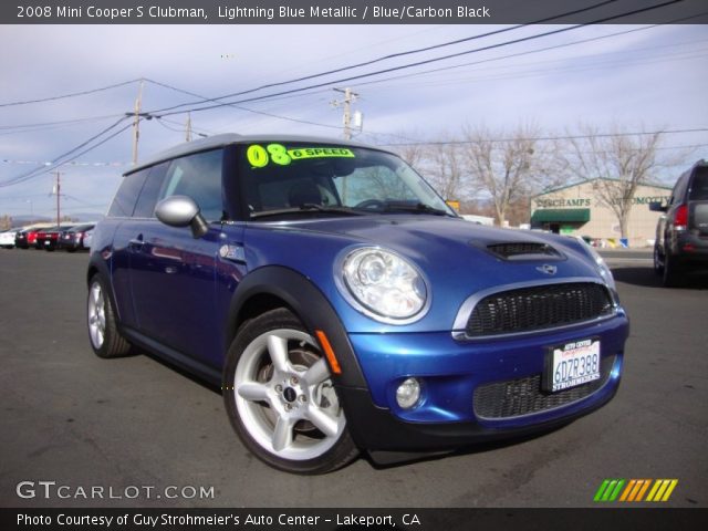 2008 Mini Cooper S Clubman in Lightning Blue Metallic