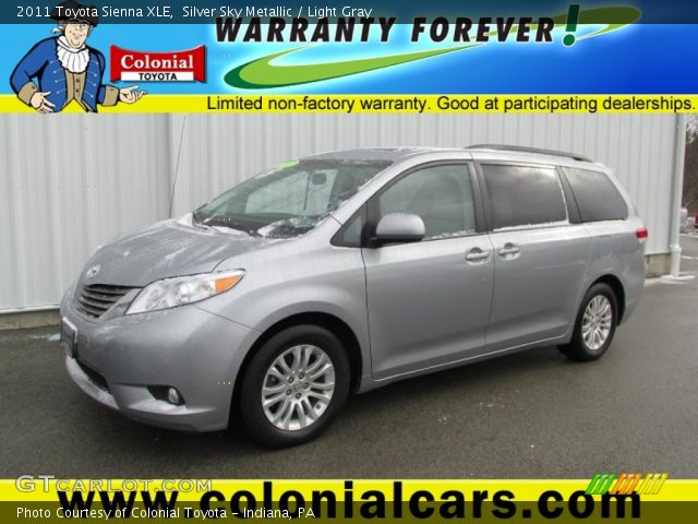 2011 Toyota Sienna XLE in Silver Sky Metallic