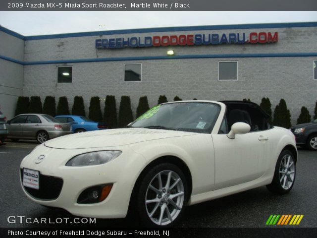 2009 Mazda MX-5 Miata Sport Roadster in Marble White