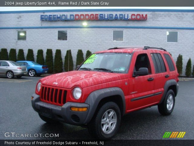 2004 Jeep Liberty Sport 4x4 in Flame Red