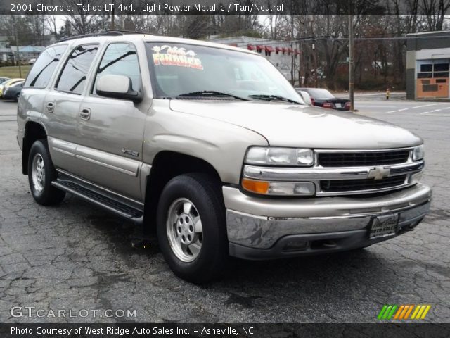 2001 Chevrolet Tahoe LT 4x4 in Light Pewter Metallic