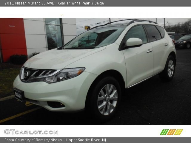2011 Nissan Murano SL AWD in Glacier White Pearl