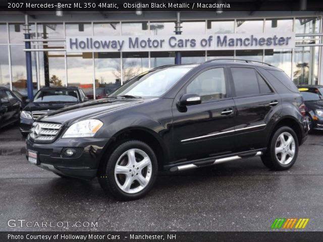 2007 Mercedes-Benz ML 350 4Matic in Obsidian Black Metallic
