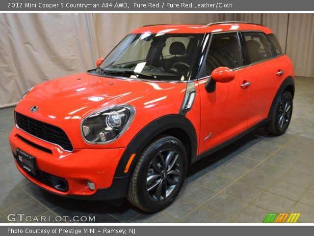 2012 Mini Cooper S Countryman All4 AWD in Pure Red