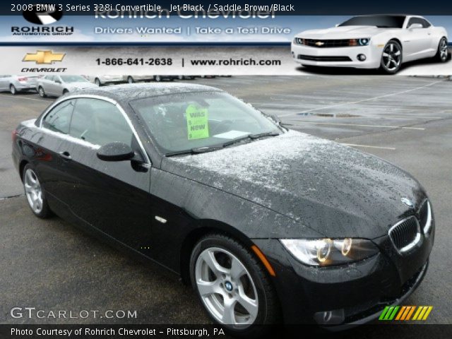 2008 BMW 3 Series 328i Convertible in Jet Black