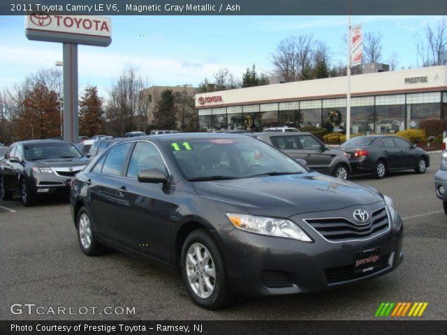 2011 Toyota Camry LE V6 in Magnetic Gray Metallic